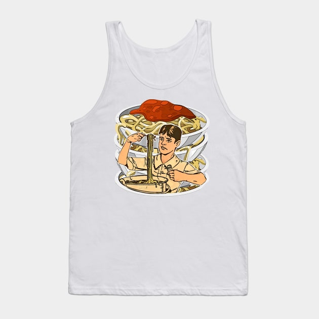 Pasta on the plate: yummy spaghetti Tank Top by Marccelus